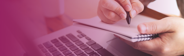 business team writing case study