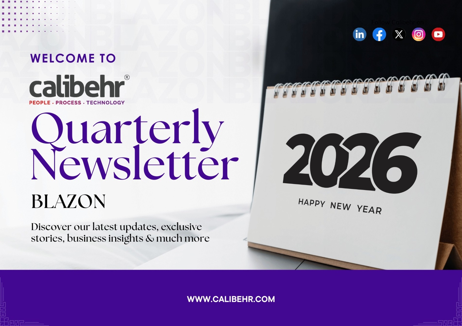 Newsletter Blazon January 2026